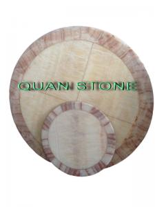 Quality Waterproof Marble Stone Countertops / Cultured Marble Vanity Tops For Restaurant wholesale
