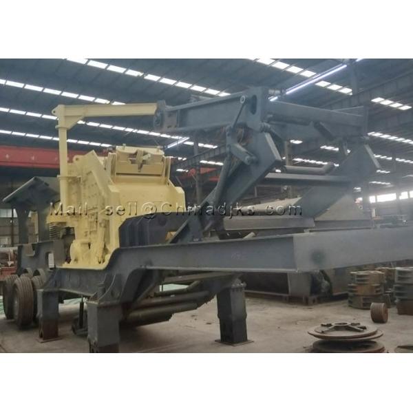 4.5m Height 47T Impact Crusher Plant Mobile Crushing Station