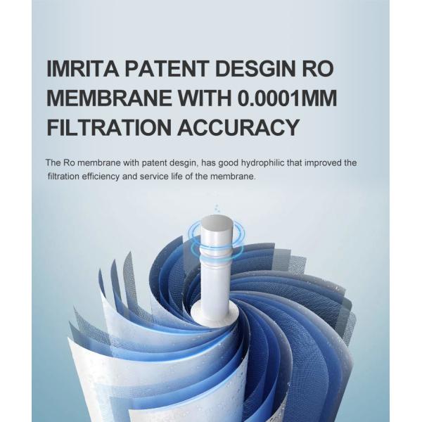 Durable Whole Home Water Purifier System 0.0001 Micron 491x170x459mm