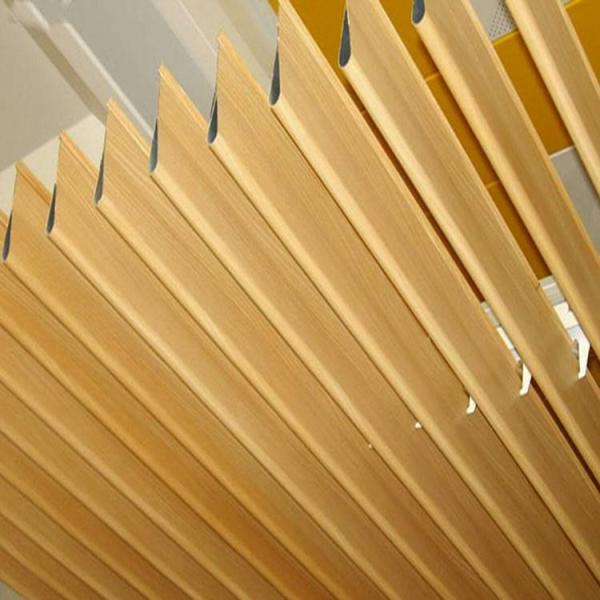 100mm Height Aluminum Metal Ceiling Water Dripping , Screen Ceilings for Shopping Mall
