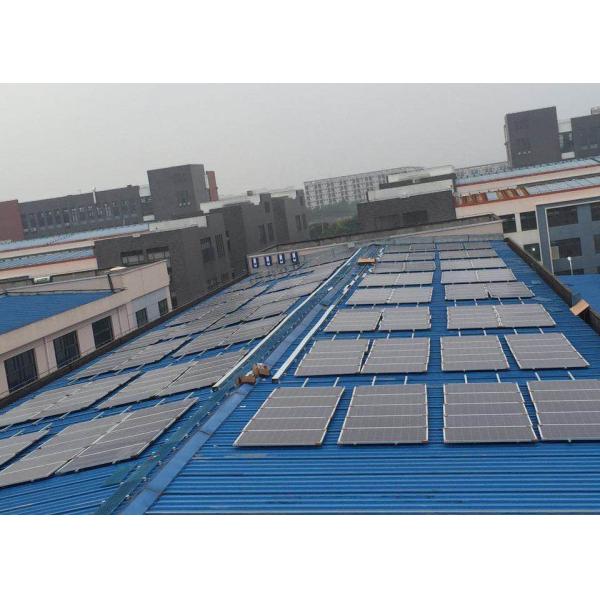 6005 - T5 Silver Anodized Aluminum Profiles , Aluminium Frame Profile Roof Solar Mounting