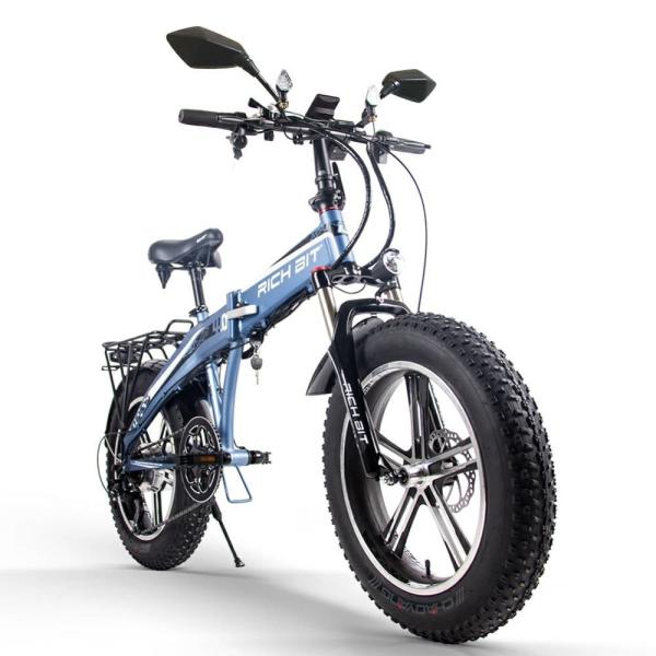 500W 20 Inch Fat Tire Ebike Foldable For Adults RICH BIT TOP-016