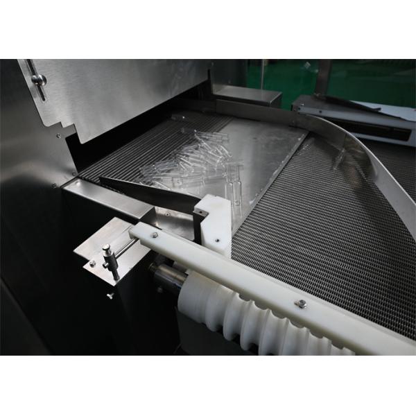 Rapid Changeover Ampoule Packaging Line Handles 1ml To 10ml Ampoules In 5 Mins With Servo Driven Motor And Peristaltic Pump