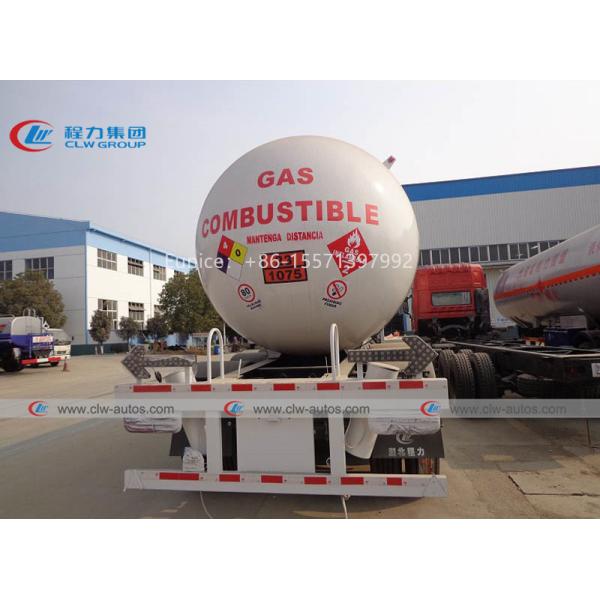 54M3 3 Axle Tanker Semi Trailer LPG Transport Propane Trailer