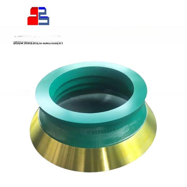High Manganese Steel HP100/200/300/400 Cone Crusher Bowl Liner And Mantle Weight KG 1000