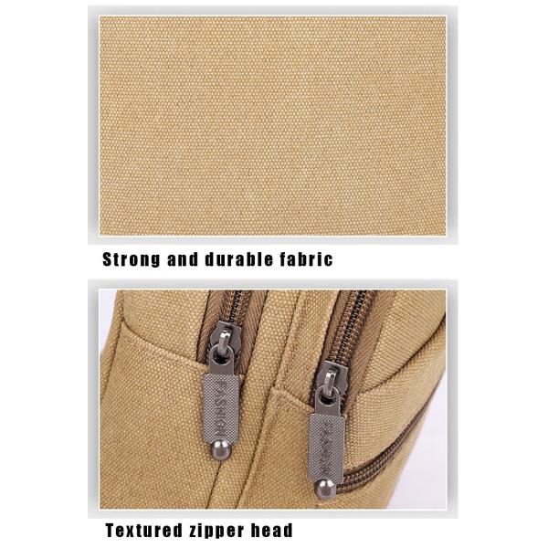Men Sling Crossbody Bag Sports Chest Picnic Canvas Messenger Bag