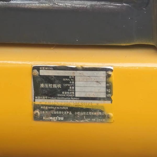 Japan Komatsu PC 70 Excavator with 48.5KW Cummins Engine in Good Condition