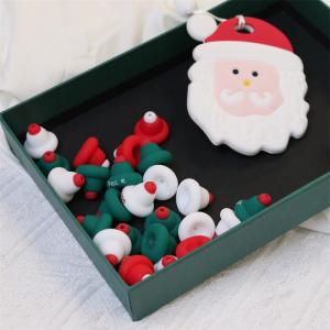 China Paisen manufacturer Custom durable fun Christmas series beads 100% Safe Silicone Focals for Professional on sale