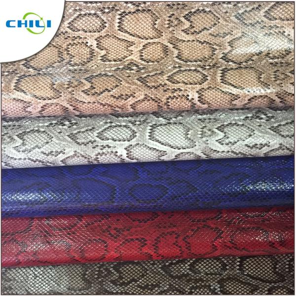 Bags Upholstery Faux Leather Vinyl Fabric 100% Polyurethane Finish Artificial Grain