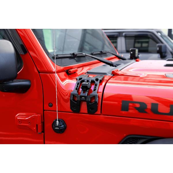 Black Anodizing Light Mounting Brackets For Wrangler JL Aluminum Alloy