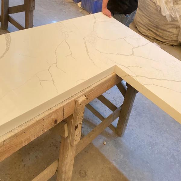 Cheap OEM ODM Quartz Stone Countertop Vanity Top Stain Resistant for sale