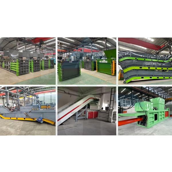 100 Ton Hydraulic Waste Baler Machine for Cardboard & PET Bottles