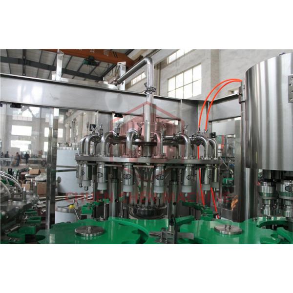 PLC Control Electric Driven Glass Bottle Filling Machine With Highly Speed