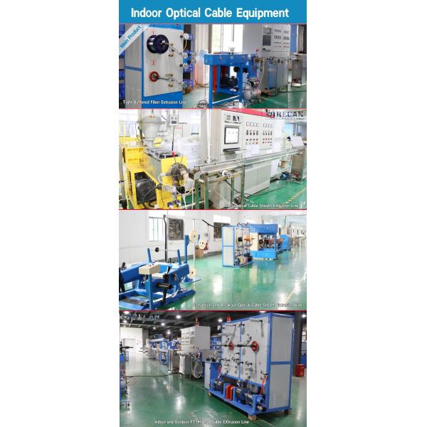 FTTH Indoor Fiber Cable Production Line | High-Speed Optical Cable Manufacturing