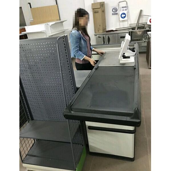Custom Stainless Steel Table Surface Supermarket Electric Cash Counter