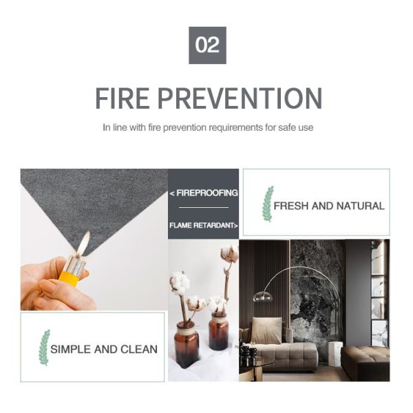 PET Environmentally Friendly Bamboo Charcoal PVC Marble Wall Panel Sheet