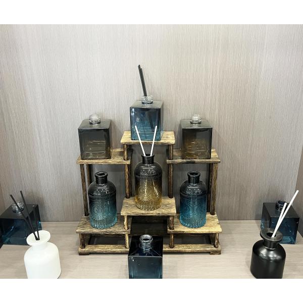 100ml and 300ml Clear Empty Luxury Aroma Perfume Reed Diffuser Glass Bottles with Box