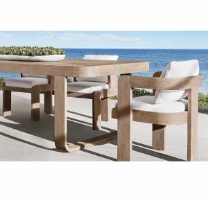 Quality Waterproof Teak Outdoor Dining Table And Chairs Patio Garden Soild Wood Set wholesale