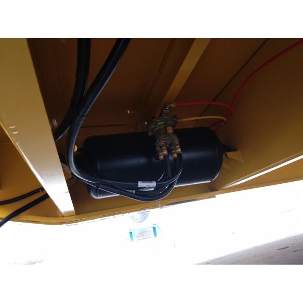 One Line Lowboy Flatbed Trailer , 8 Units Twist Lock Lowboy Equipment Trailers