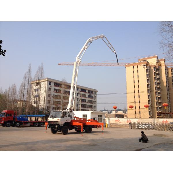 PLC Control Special Purpose Truck , Concrete Boom Truck 9600*2500*3500 MM