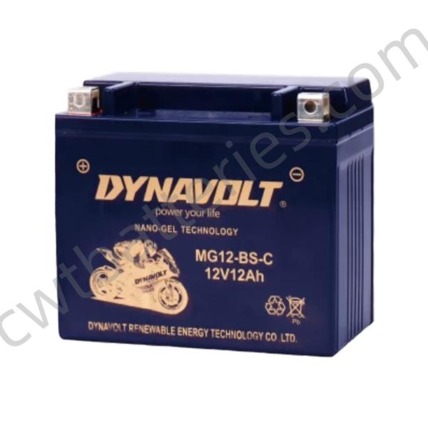 Nano Gel YTX12-BS Motorcycle Battery Heavy Duty Dirt Bike Batteries 12V 12Ah