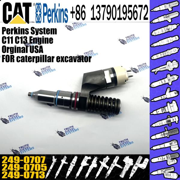 C11 C13 Fuel Injector 249-0713 249-0705 249-0707 for cat caterpillar excavator backhoe compactor crawler loader dozer