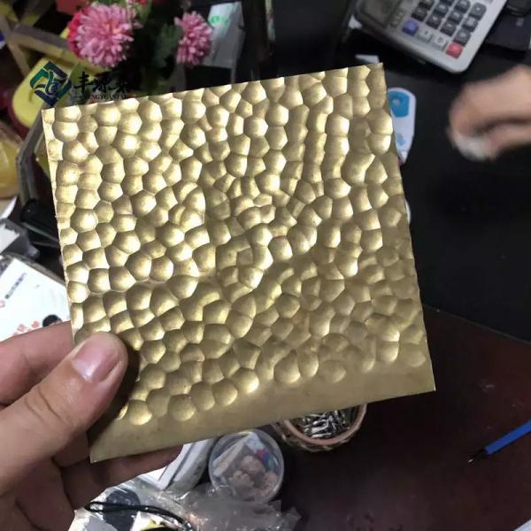 Custom Designs DIY Textured Hammered Metal Sheet Handcrafted Hammered Stainless Steel Sheet