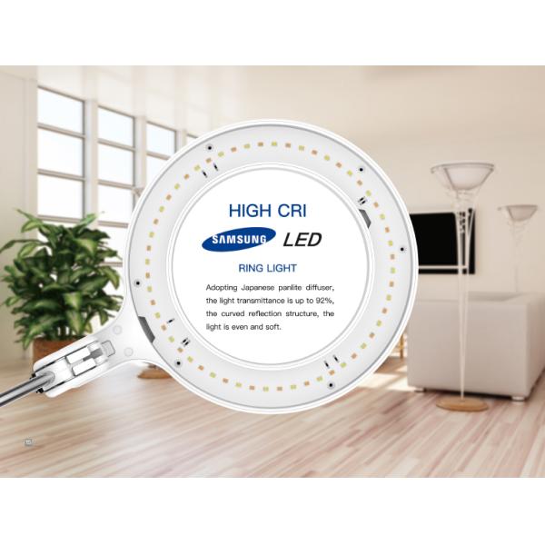 SAMSUNG HIGH CRI Eye Protection Table Lamp Japanese Panlite Diffuser Ring Light