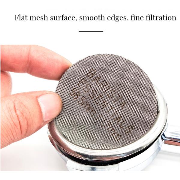 Customized Size Stainless Steel Coffee Filter 58mm Size Mesh Surface Tea Stocked Milk