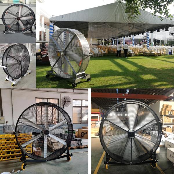 2m Industrial Fan Portable Heavy Duty Outdoor Fan 5 Or 6 Blades