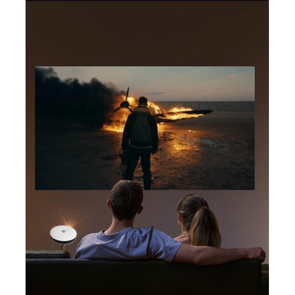 250 Ansi Lumens Mini Bluetooth 1080p Hd Projector WXGA 1280*720 0.75kg