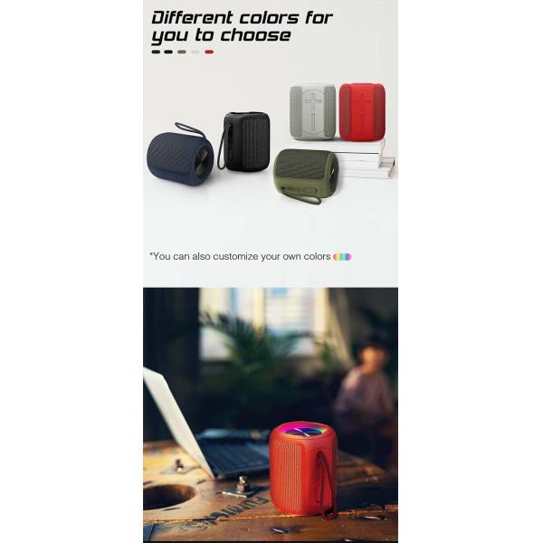 2-3 Hours Charging LED Light Bluetooth Speaker With Long Hours Playback Time