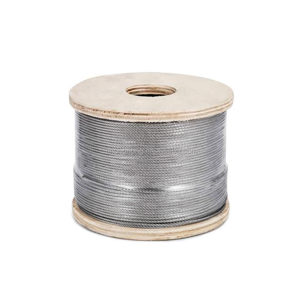 Type 316 Stainless Steel Cable Ropes for Deck Rails Hardware 250FT T316 Aircraft Cable 7x7/1x19/7x19 Wire Rope