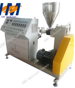 Quality Plastic Conical Twin Screw Extruder PVC For Pipe Profile Sheet Extrusion wholesale