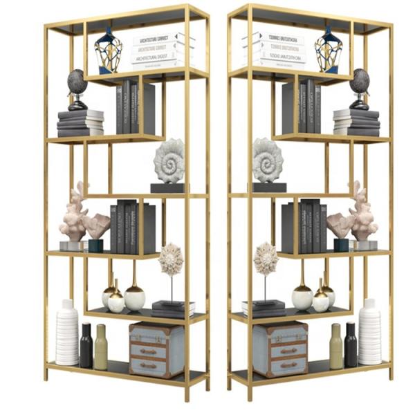 High Strength Metal Display Rack Stainless Steel Display Cabinet