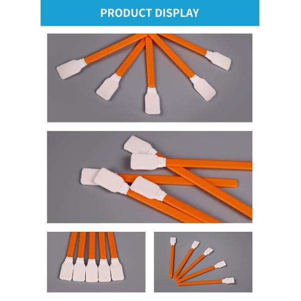 Double Layered Industrial Computer Cleaning Wipes Cleanroom Polyester Swabs For Electronics Printers