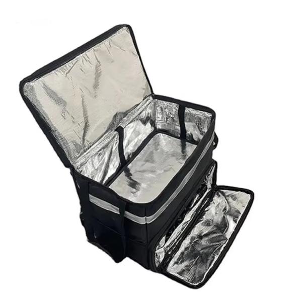 OEM Waterproof Cooler Pizza Delivery Bag Backpack Cooler Bag For Food Delivery