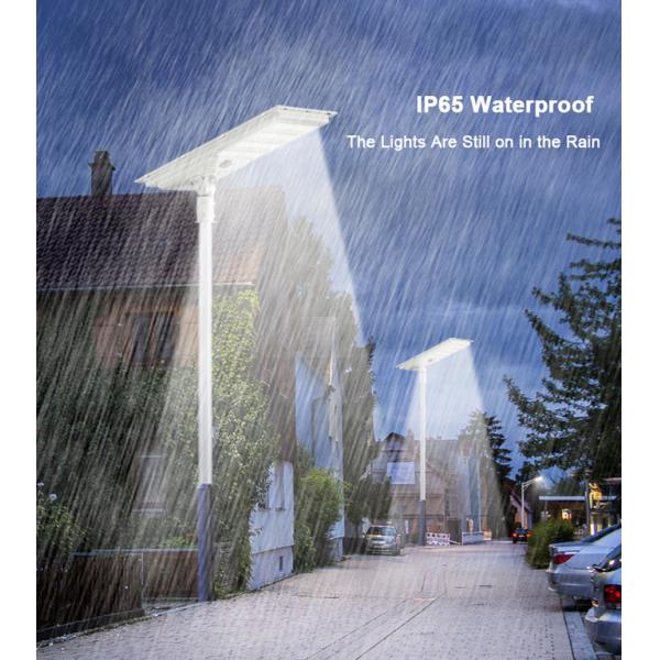 Outdoor 60w 180lm/W Ip65 Integrated All in One LED Solar Street Light with Solar Panel 5V/70W Monocrystalline silicon