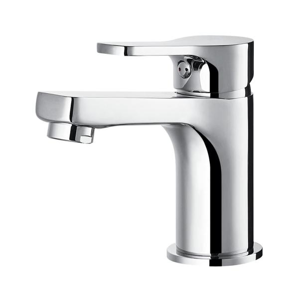 Single-Lever Mixer Tap Bathroom Wash basin Faucet Chrome Space-Saving