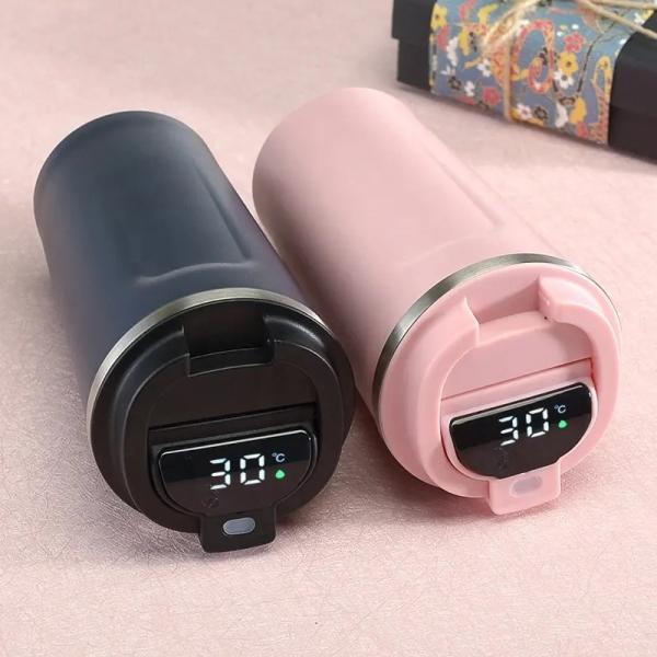 380ml 510ml Smart Temperature Display Vacuum Insulated Stainless Steel Mug Travel Coffee Mug