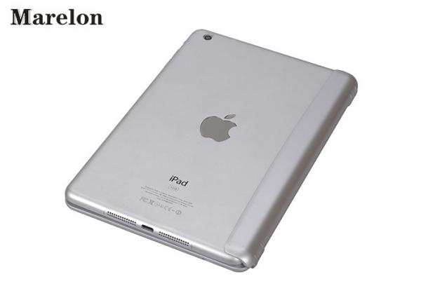 Silver Folding Ipad Air Keyboard Case / PU Leather Case ABS Bottom Material
