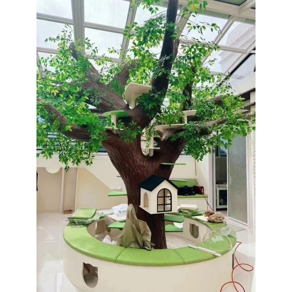 Landscaping treesFRP (Fiberglass Reinforced Plastic) trunksArtificial green plantsPark and scenic area landscapingIndoor treesKindergartens, parks,