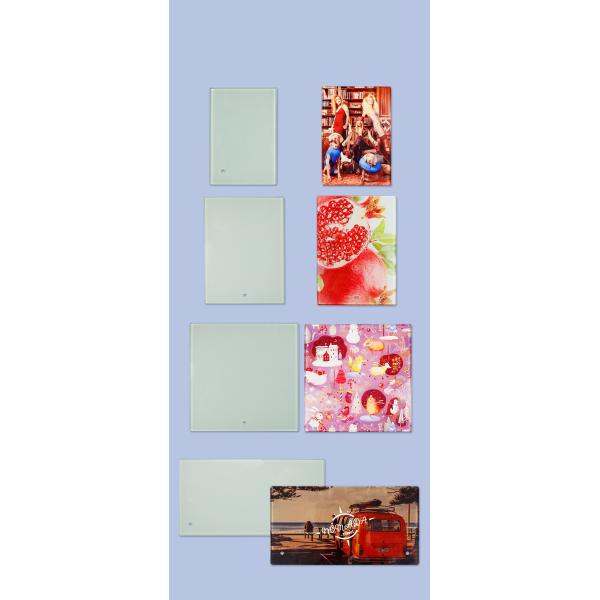 Blank Coated Sublimation Glass Frame Sleek And Modern Design Custom Sublimation Photo Frame