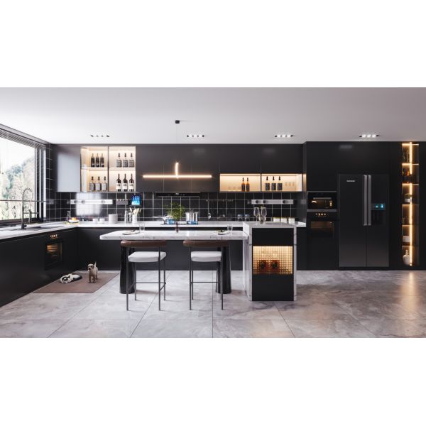 Factory Modular Modern Kitchen Cabinet Design Custom Walnut Kitchen Cabinets