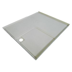 Quality OEM ODM Custom FRP Shower Tray Pans GFRP Bathroom Floor Base for Hotels wholesale