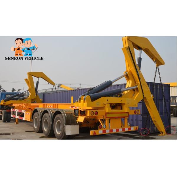 37 Tons Remote Moving 20 Feet And 40 Feet Port Container Side Lifter Loader Truck Crane