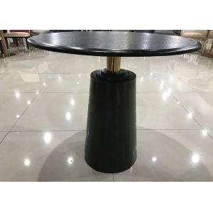 Nordic Firestone 90cm Wrought Iron Marble Coffee Table