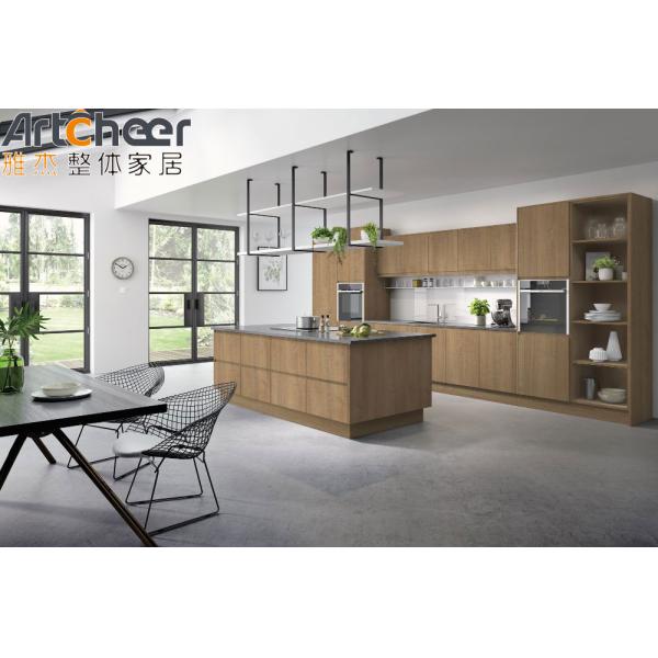 Mail Packing Wood Melamine Modern Furniture Kitchen Cabinet with E0 Grade Material