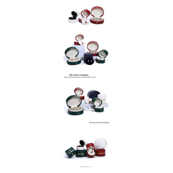 Customizable Green PU Leather Travel Jewelry Organizer Ideal for Travel by Hanhong