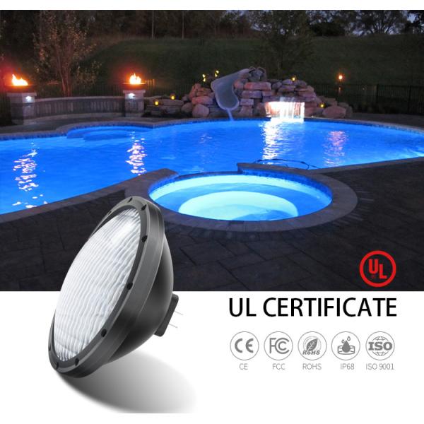 17W AC 100-240V RGB switch ON / OFF control GX16D base aluminum PAR56 LED pool light